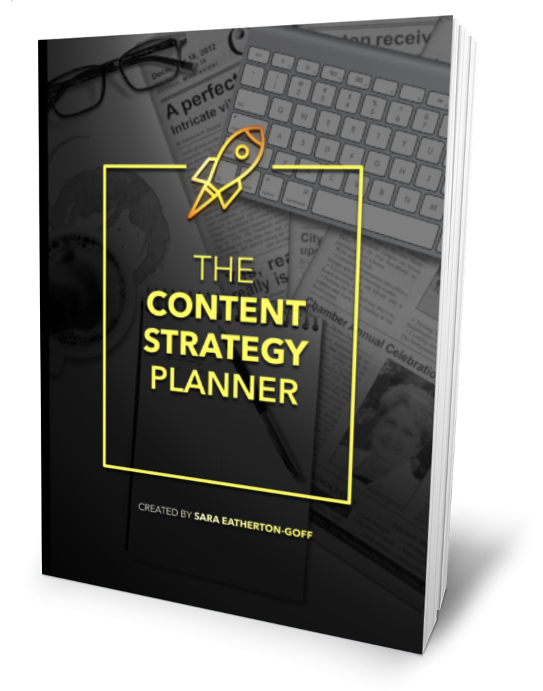 [ Image of the Content Strategy Planner, Second Edition by Sara Eatherton-Goff ]