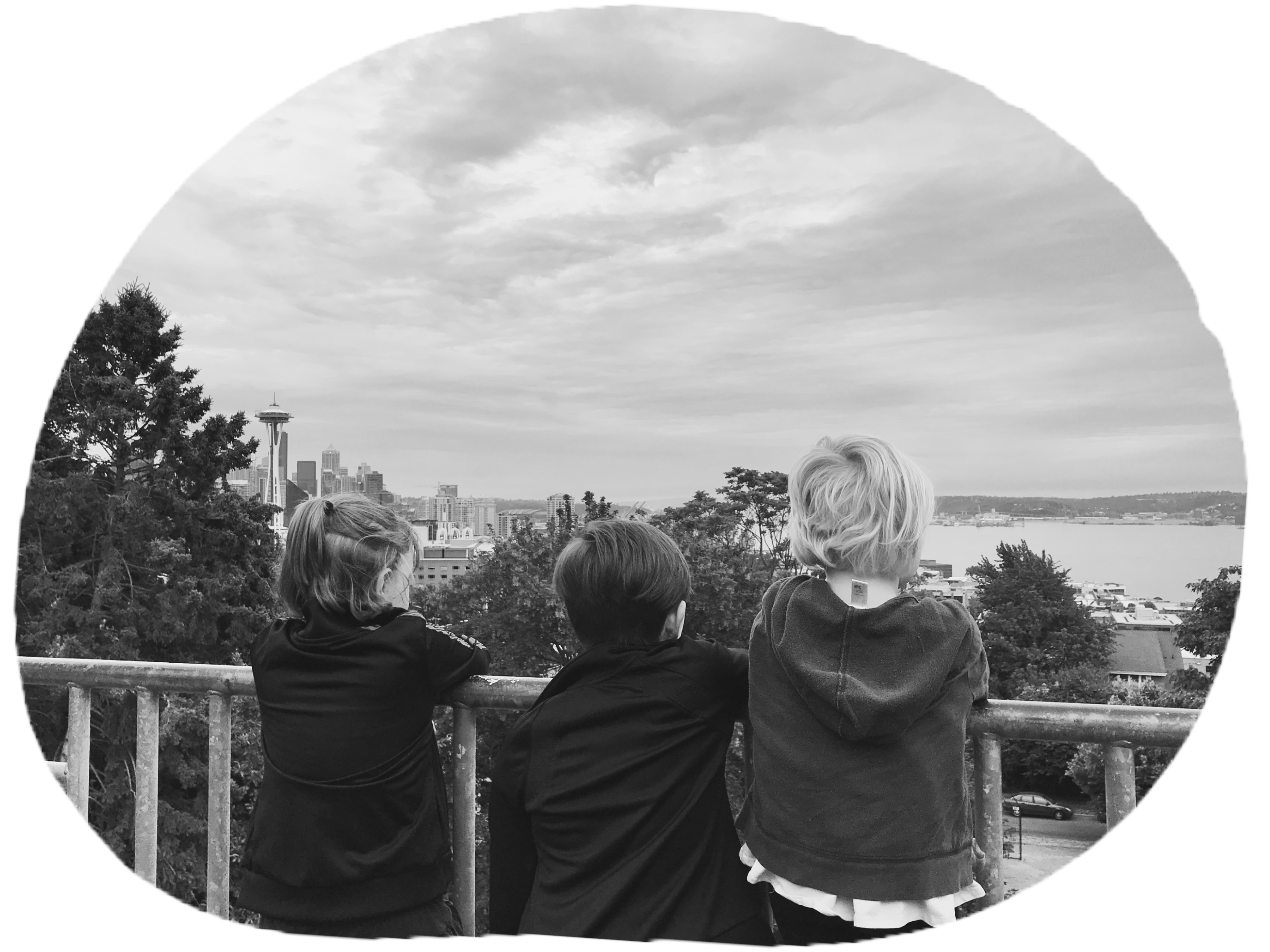 [ My kiddos, Kerry Park, Seattle, WA 2018 ]